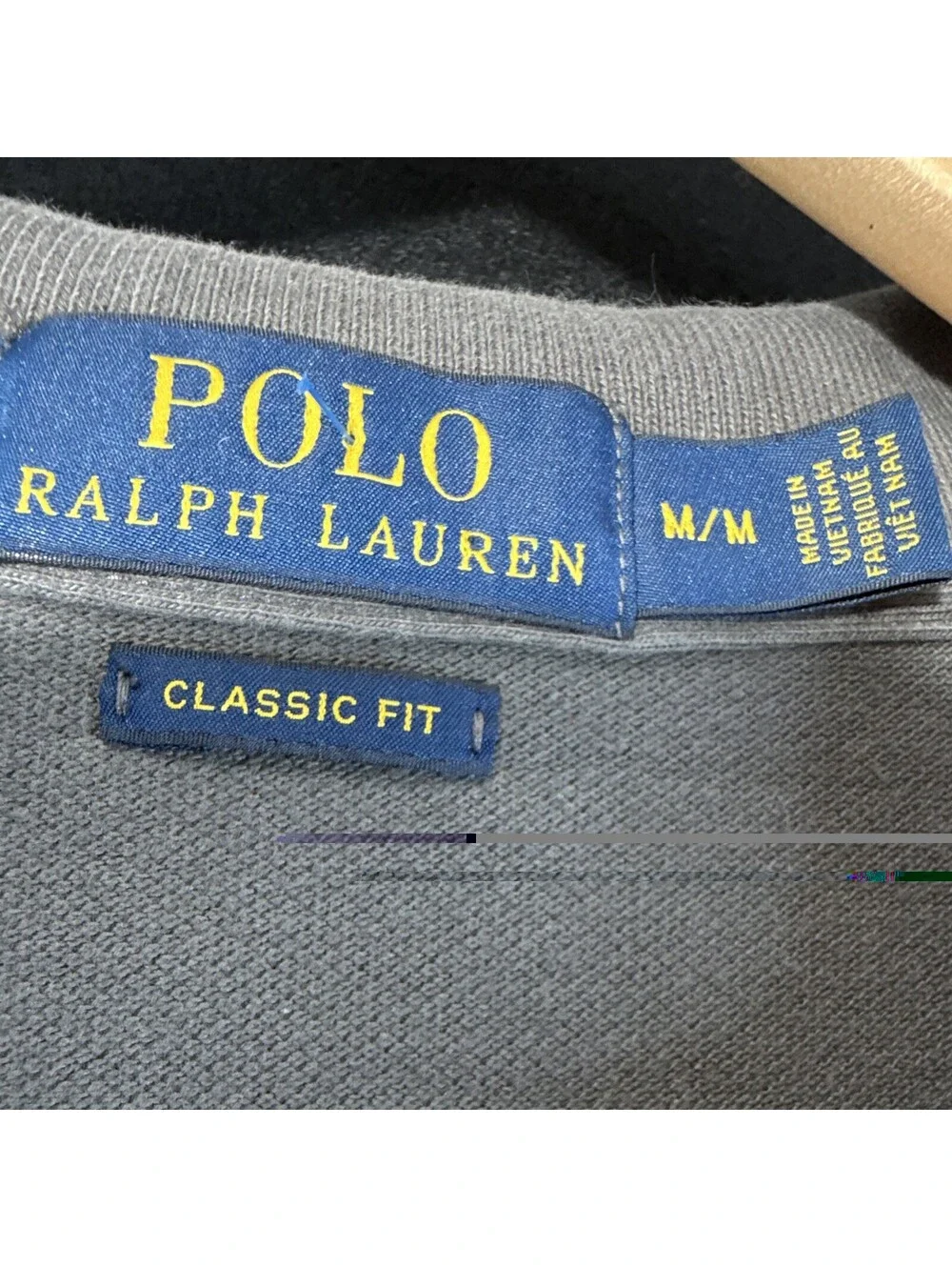 Polo Ralph Lauren Men’s Classic Fit Knit Polo Shirt Gray M Logo Golf